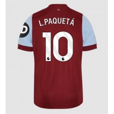 West Ham United Lucas Paqueta #10 Hemmatröja 2023-24 Korta ärmar